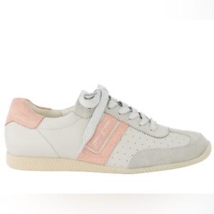 Leather Sneaker. Gray leather combo Never used. In box